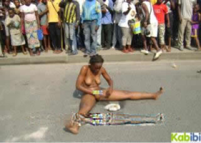 Naked Woman On The Street 40